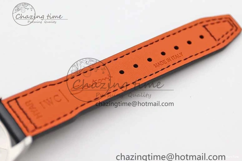 MIROTIME 0311 Vibrant Mark XVIII IW327001 SS M+F 1:1 Best Edition Black Dial on Black Leather Strap A 7055